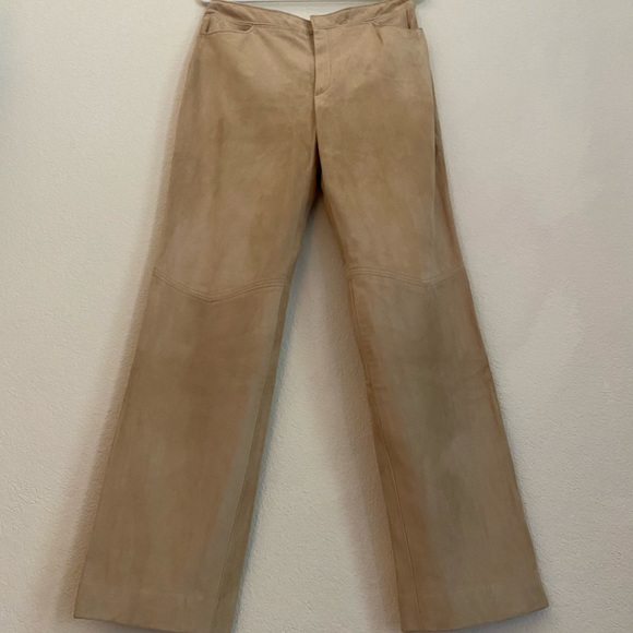 Escada Suede Straight Boot Pants - Picture 7 of 16